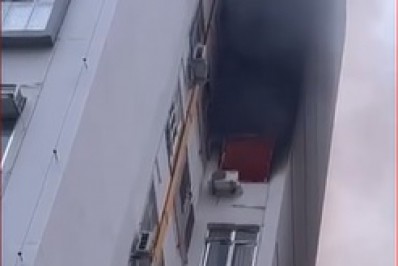 Incêndio atinge apartamento no Flamengo, na Zona Sul