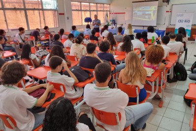 Universitários participam de workshop sobre saneamento básico em Caxias