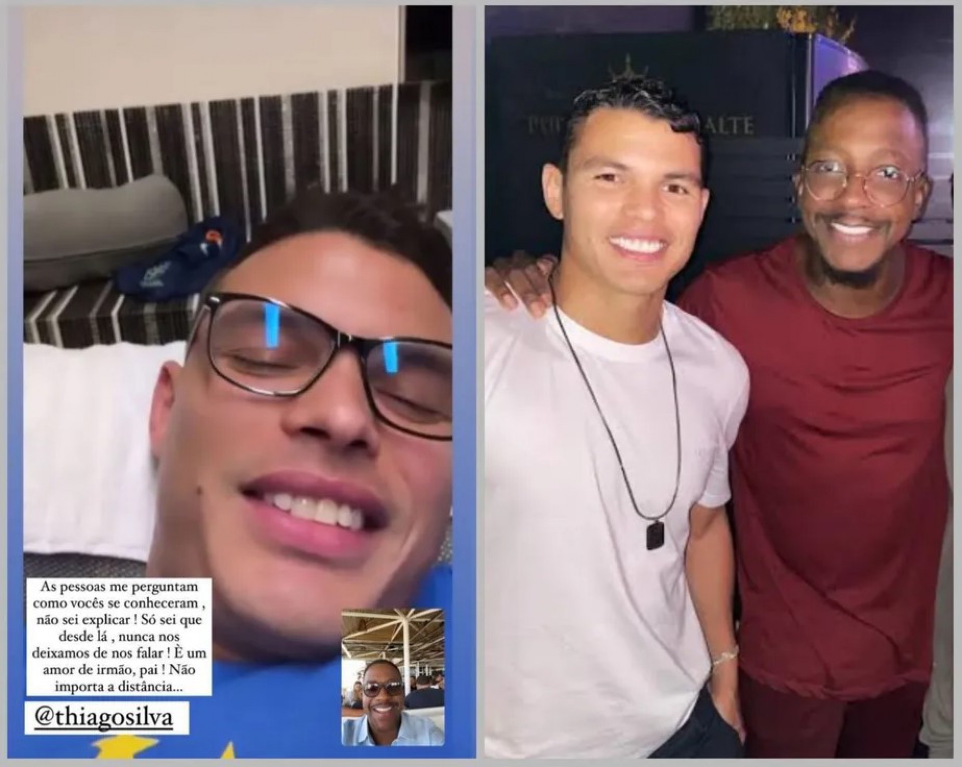 Thiago Silva manda recado para amigo Mumuzinho - Reprodução/Instagram