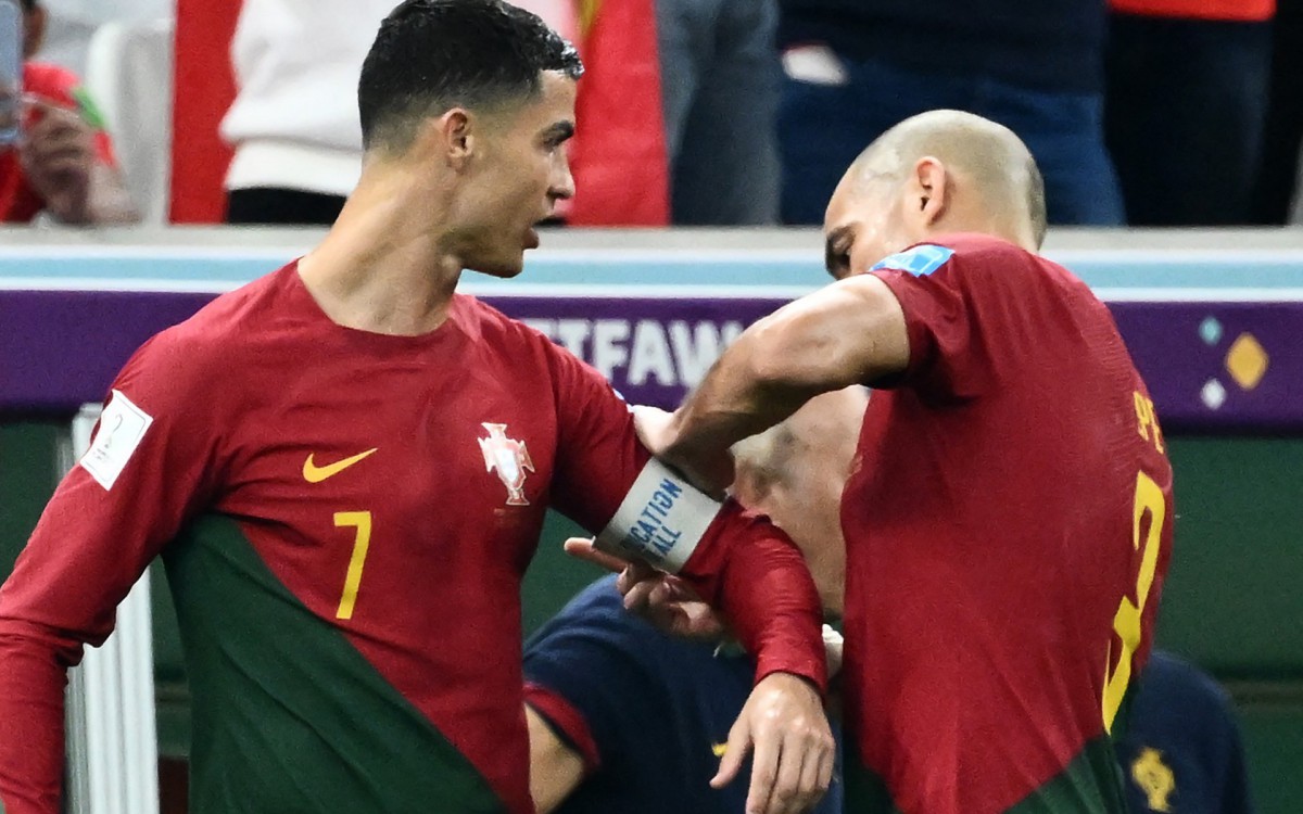 Portugal e Su&iacute;&ccedil;a fizeram duelo pelas oitavas de final da Copa do Mundo