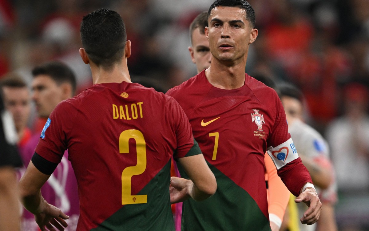 Portugal e Su&iacute;&ccedil;a fizeram duelo pelas oitavas de final da Copa do Mundo