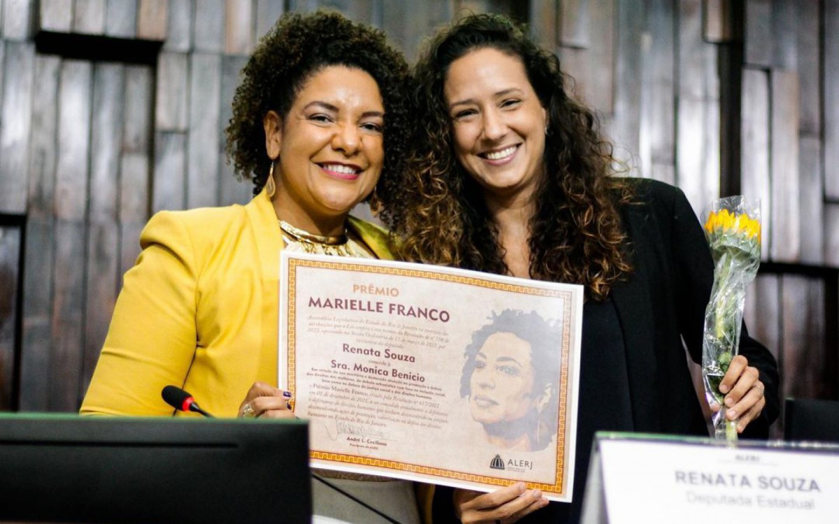 Manhã de entrega do Prêmio Marielle Franco de Direitos Humanos na Alerj