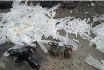 Polícia apreende grande quantidade de drogas e duas granadas em Maricá