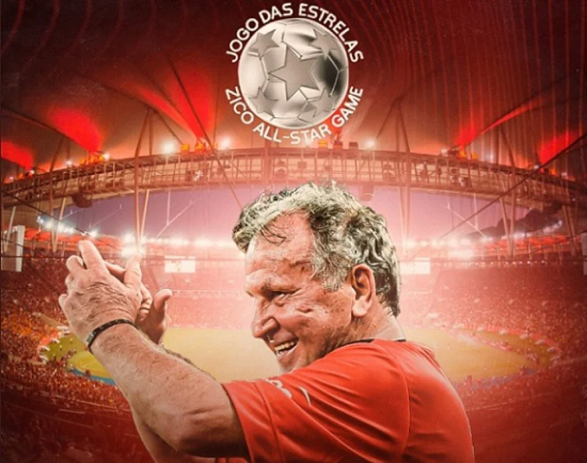 Adriano Imperador e Diego confirmam presença no Jogo das Estrelas de Zico