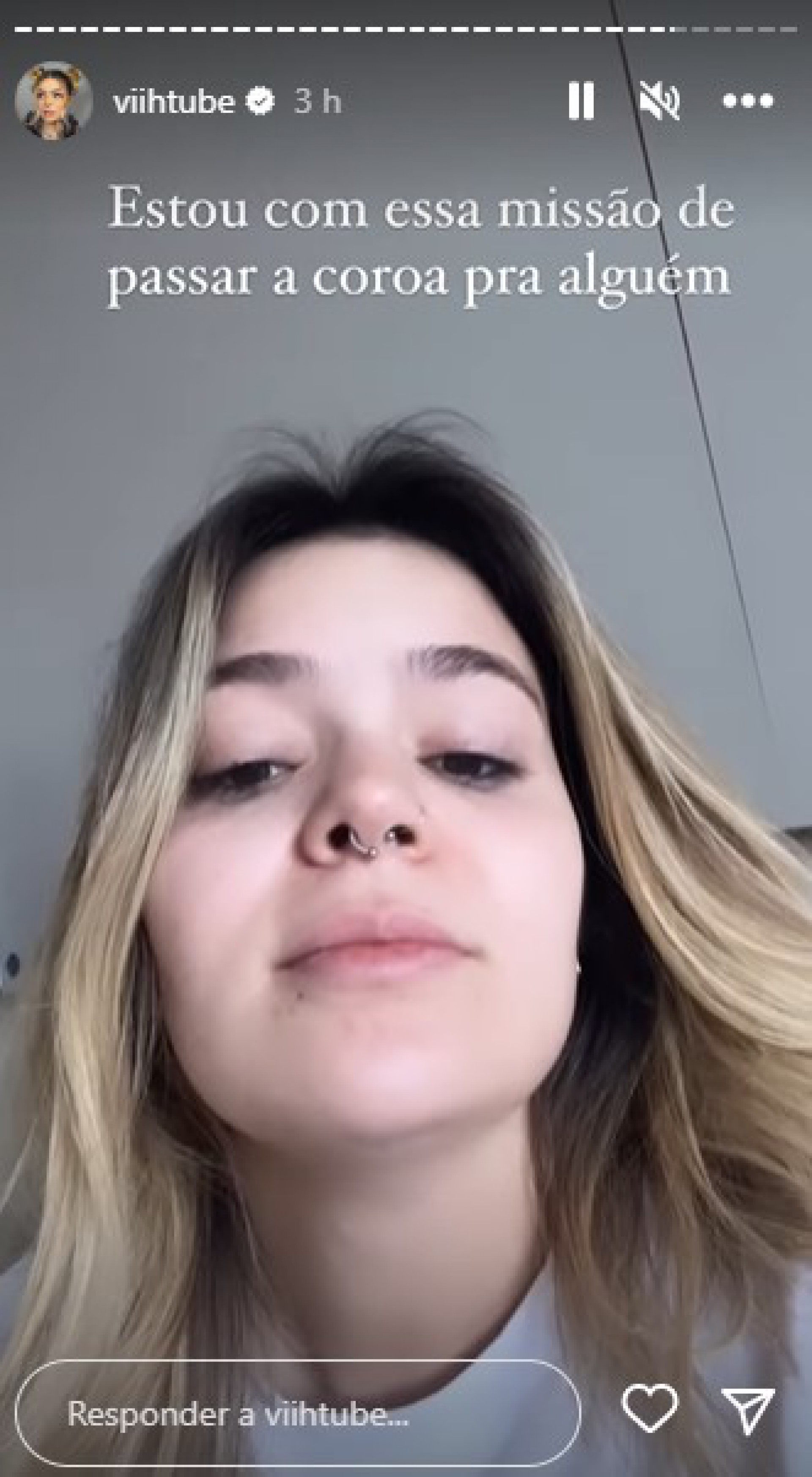 Viih Tube começa a analisar quem vai herdar a coroa de rainha da Farofa da Gkay - Reprodução Internet