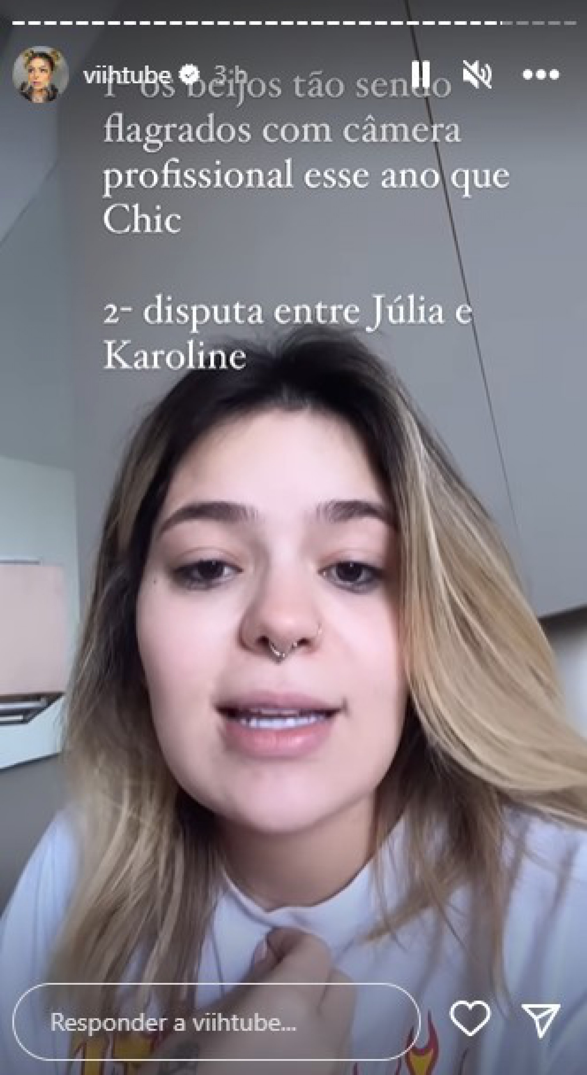 Viih Tube começa a analisar quem vai herdar a coroa de rainha da Farofa da Gkay - Reprodução Internet