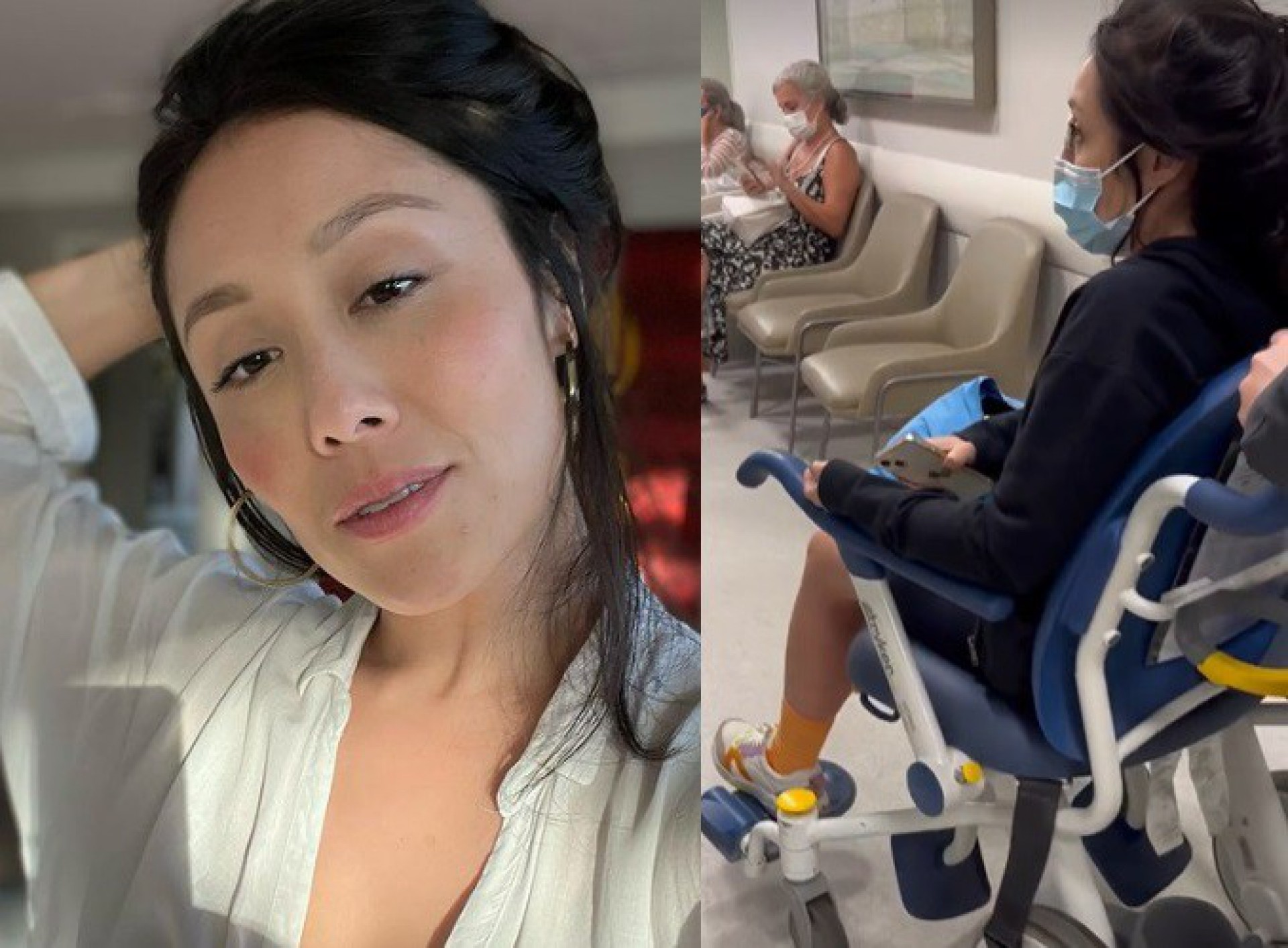 Yohama Eshima sofre acidente de bicicleta  - Reprodução do Instagram