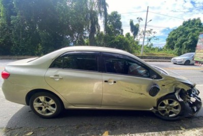 Acidente Envolvendo carro e moto deixa duas pessoas feridas na BR 101 em Angra