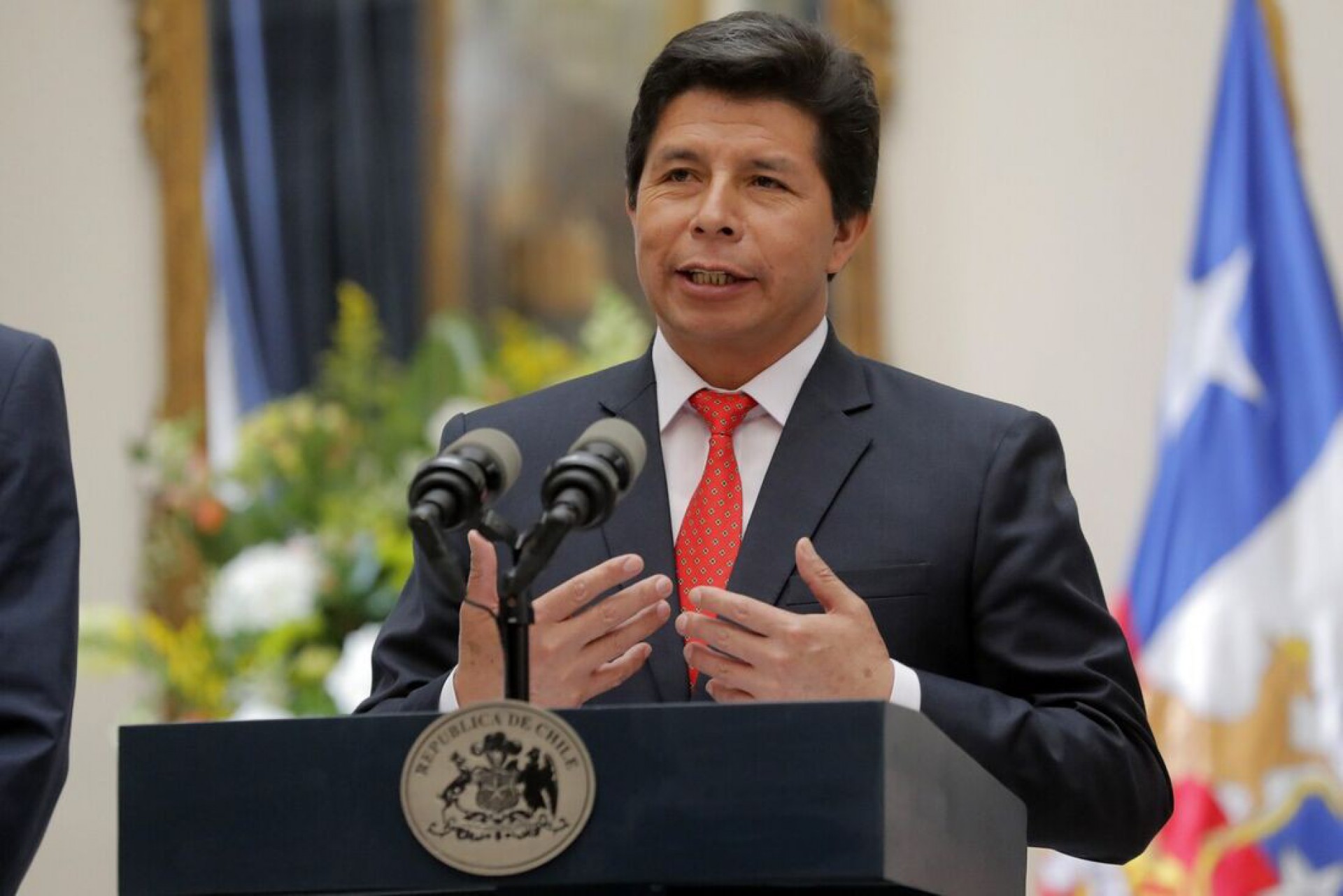 Pedro Castillo, agora ex-presidente do Peru - Javier Torres/AFP