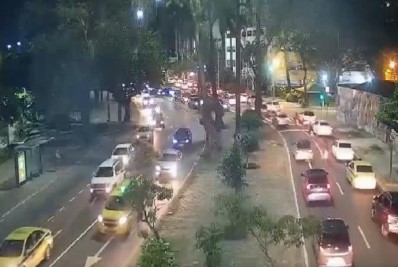 Rio tem noite de trânsito intenso nesta quinta-feira