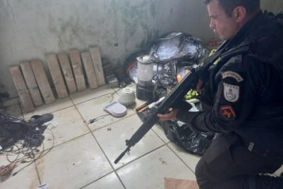 Policiais estouram laboratório de refino e ‘endolação’ de drogas