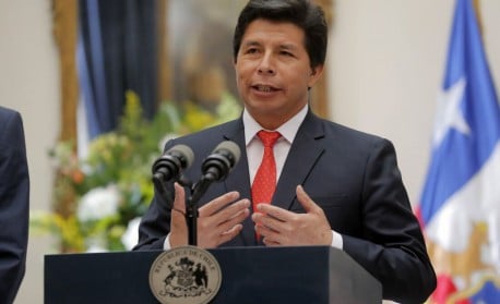 Pedro Castillo solicita formalmente asilo ao México - Javier Torres/AFP