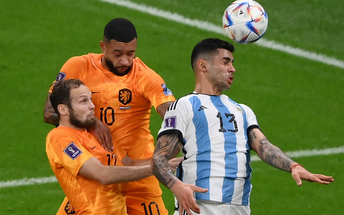 Holanda e Argentina se enfrentaram pelas quartas de final da Copa do Mundo