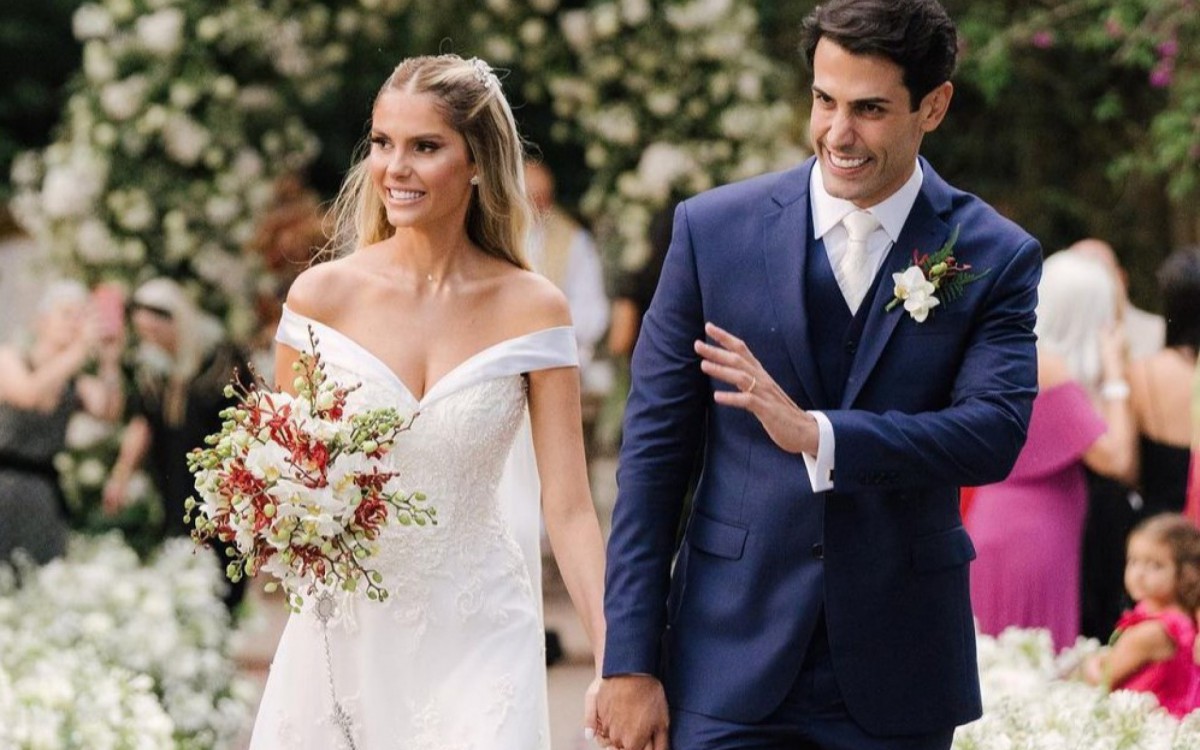 Bárbara Evans e Gustavo Theodoro se casam em cerimônia religiosa - Reprodução/Instagram/Lucas Lima