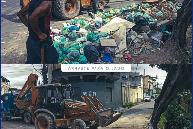 Serviços Públicos realiza a retirada de entulhos em Meriti