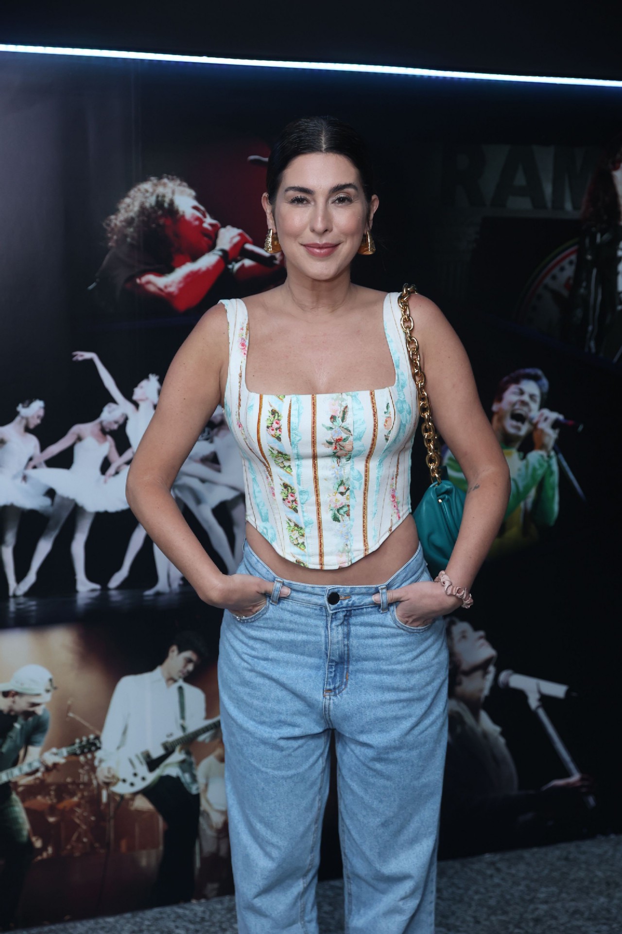 Fernanda Paes Leme foi uma das artistas que fez questão de prestigiar o show. - Daniel Pinheiro / Ag. News