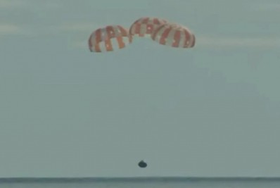 Cápsula Orion volta à Terra e Nasa conclui missão Artemis I