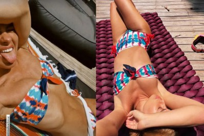 Carolina Dieckmann renova bronzeado e comemora: 'Solzinho mais perfeitinho'