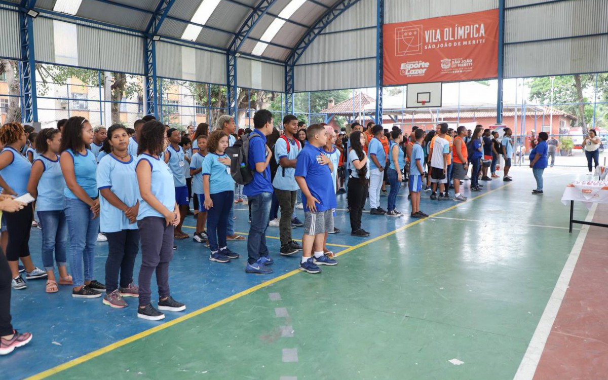 Alunos da rede municipal de ensino