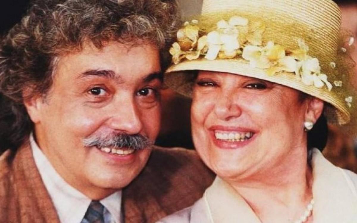 Pedro Paulo Rangel e Suely Franco como Calixto e Mimosa em 'O Cravo e a Rosa' - Divulgação
