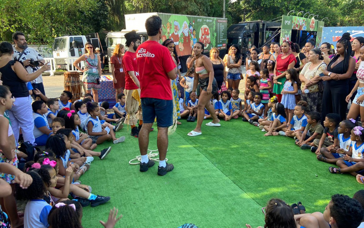 Caxias recebeu projeto gratuito de Natal - Divulga&ccedil;&atilde;o