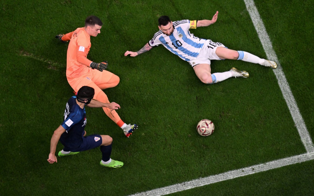 Argentina e Cro&aacute;cia se enfrentaram na semifinal da Copa do Mundo