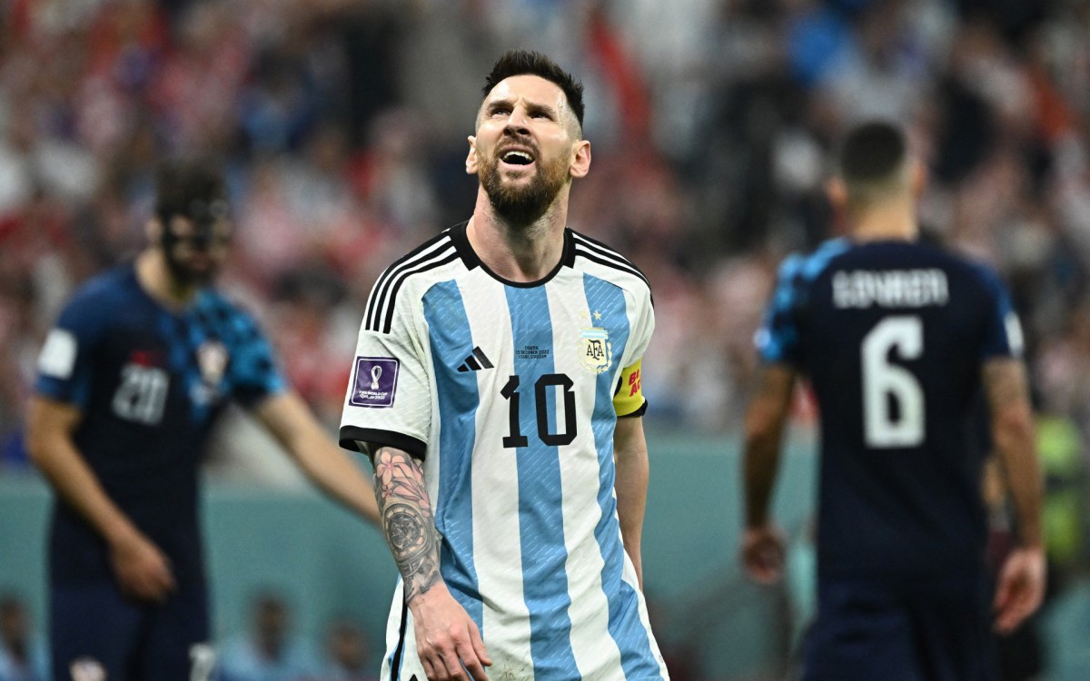 Argentina e Cro&aacute;cia se enfrentaram na semifinal da Copa do Mundo