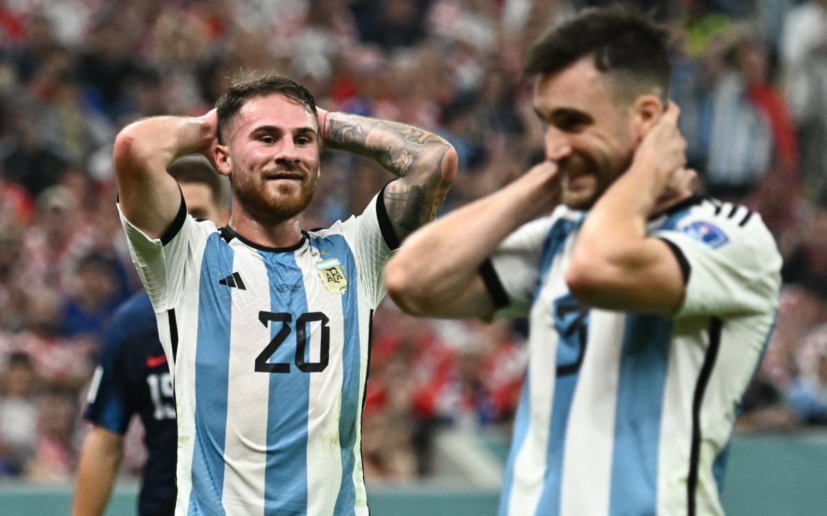 Argentina e Cro&aacute;cia se enfrentaram na semifinal da Copa do Mundo