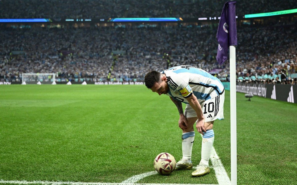 Argentina e Cro&aacute;cia se enfrentaram na semifinal da Copa do Mundo
