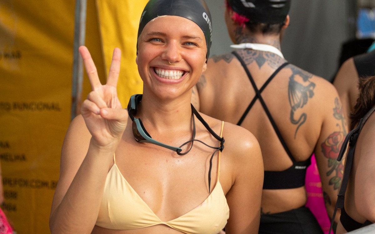 A atriz Bruna Linzmeyer participou do RRM