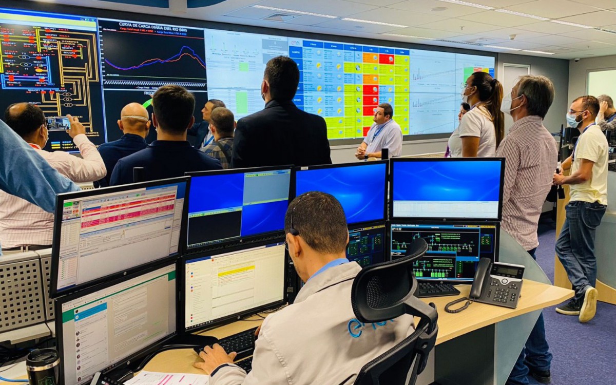 Monitoramento de toda área de cobertura da EnelRio.
