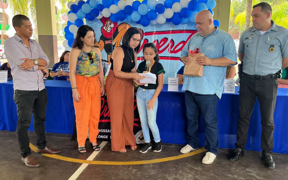 A formatura dos alunos do Proerd aconteceu no dia 12/12/2022