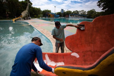 Prefeitura promove melhorias no Parque Aquático de Volta Redonda