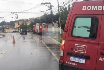 Motociclista perde o controle da moto e cai no Boqueirão