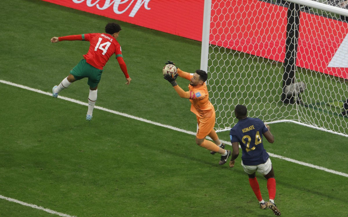 A sele&ccedil;&atilde;o marroquina fez um grande segundo tempo e passou perto de conseguir o empate 