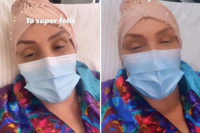 Internada para tratar câncer, Simony faz última sessão de radioterapia