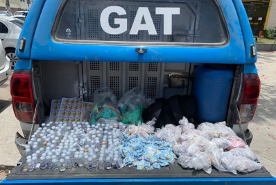 GAT apreende mais de mil pedras de crack em Cabo Frio