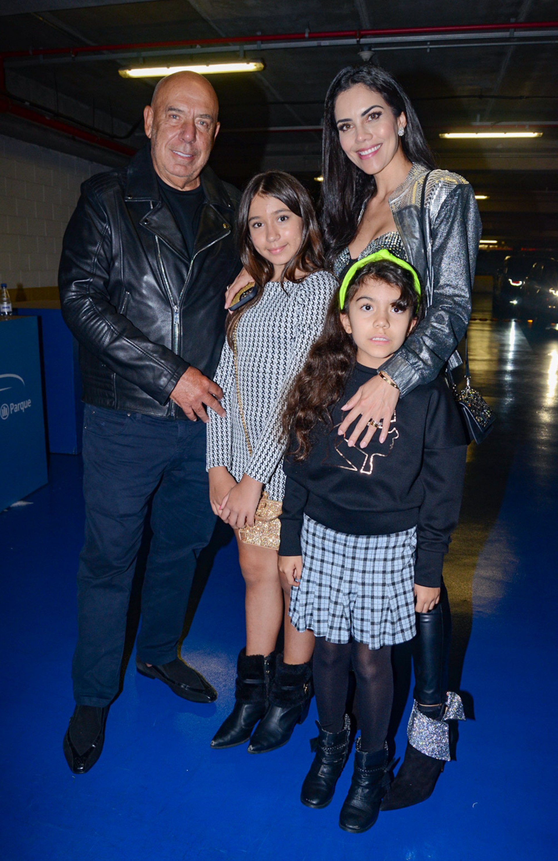 Amilcare Dallevo Jr. e Daniela Albuquerque com as filhas do casal - Araujo / Ag. News