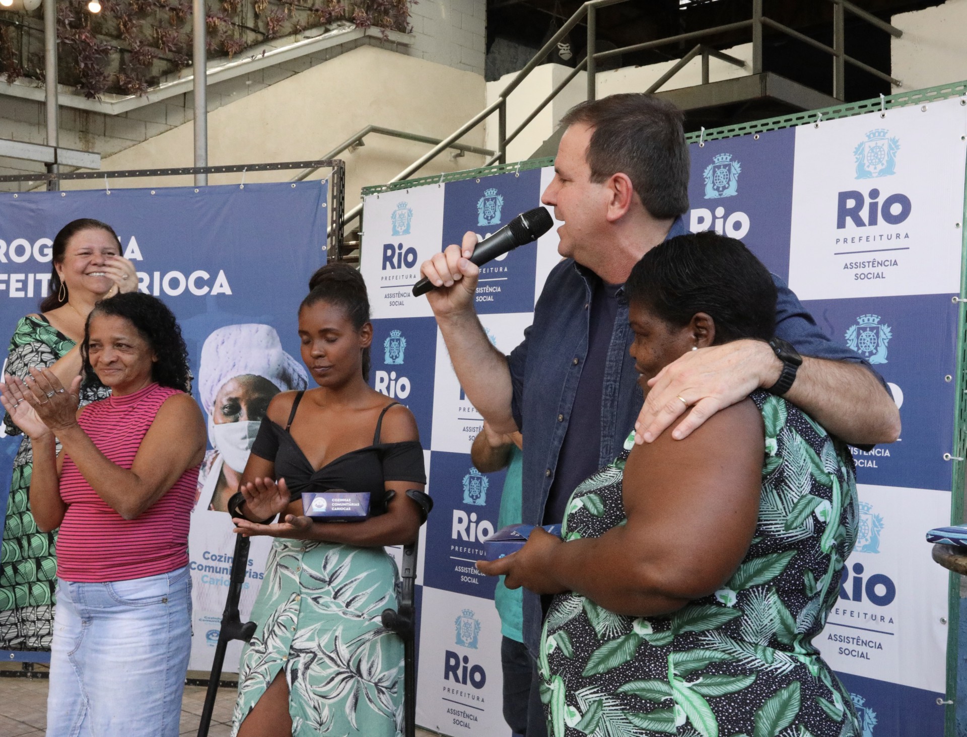 Cerimônia na Cozinha Comunitária em Renascença - Beth Santos / Prefeitura do Rio
