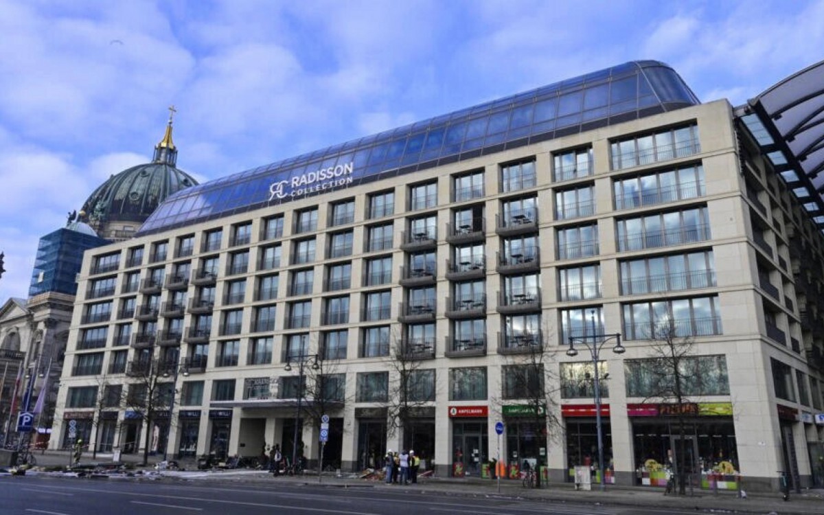 Fachada do prédio que abrigava aquário - John MACDOUGALL/AFP