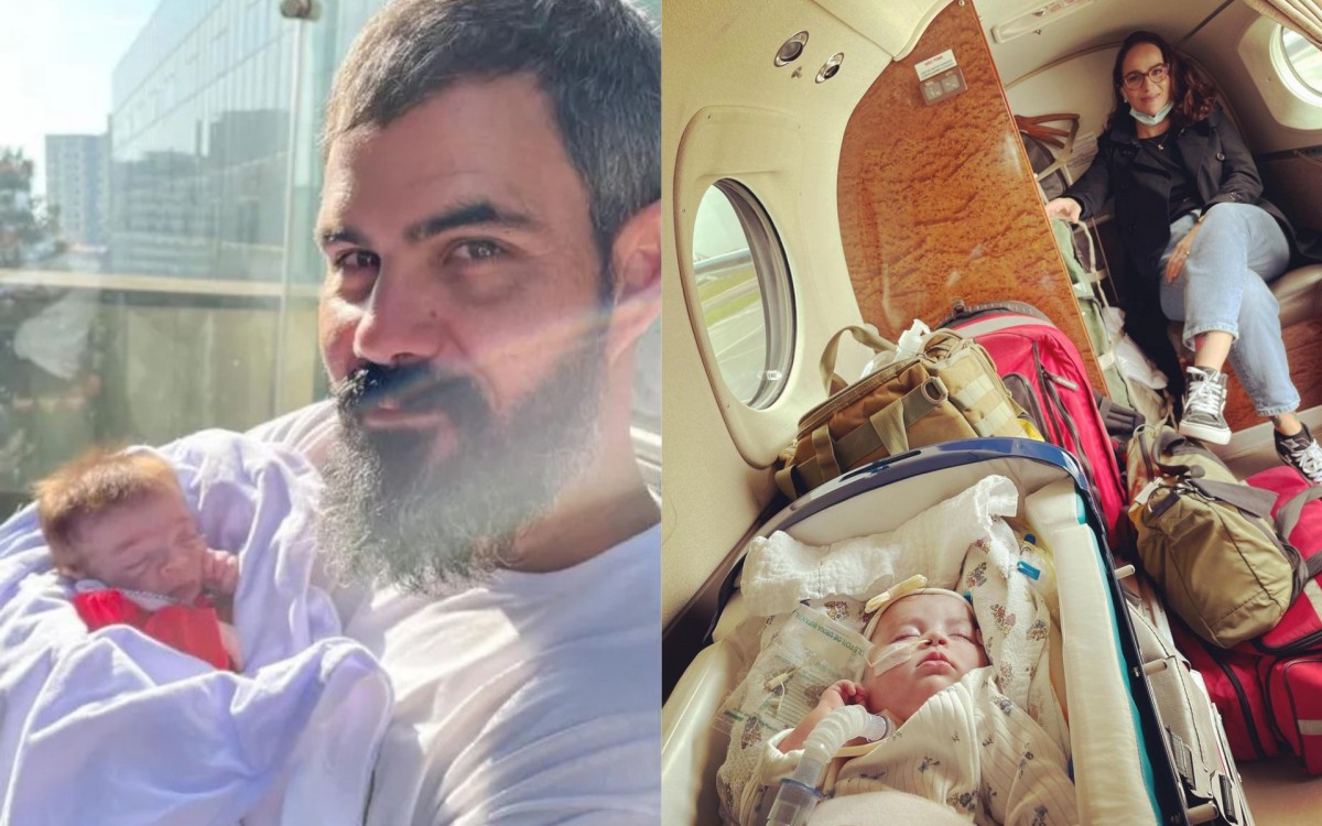 Filha de Juliano Cazarré, Maria Guilhermina, é transferida para hospital do Rio - Reprodução/Instagram