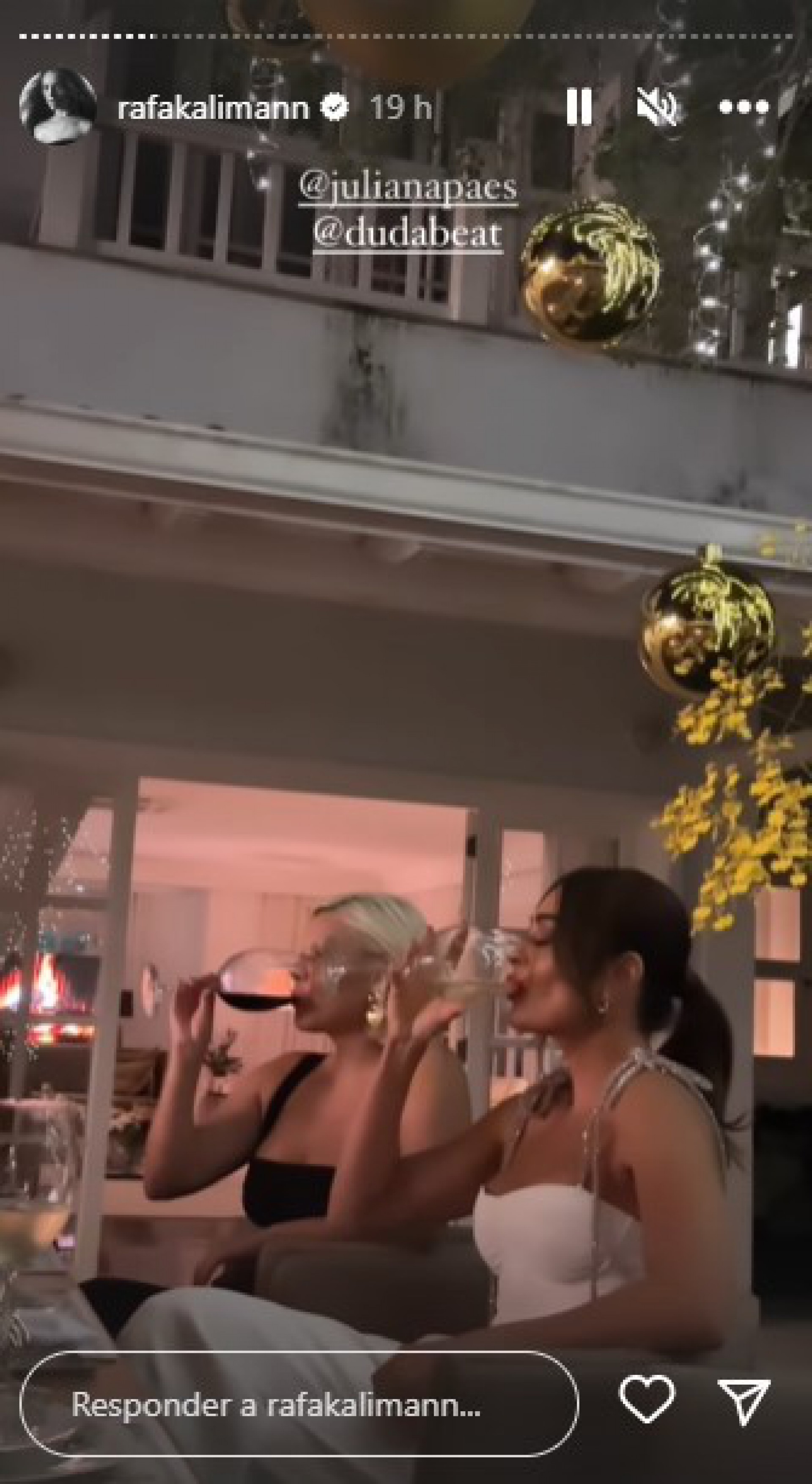 Rafa Kalimann recebe time de famosas para amigo oculto - Reprodução Internet