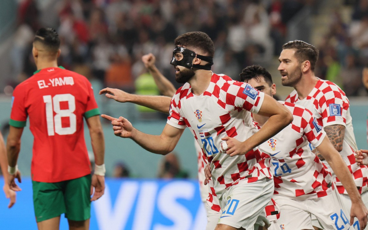 Cro&aacute;cia e Marrocos fizeram jogo animado na disputa de terceiro lugar