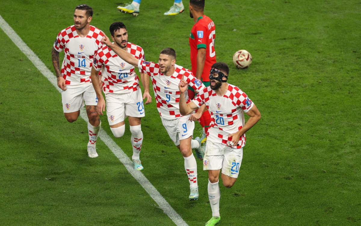 Cro&aacute;cia e Marrocos fizeram jogo animado na disputa de terceiro lugar