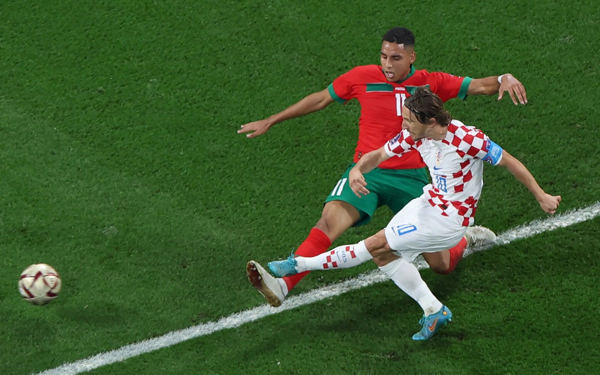 Cro&aacute;cia e Marrocos fizeram jogo animado na disputa de terceiro lugar