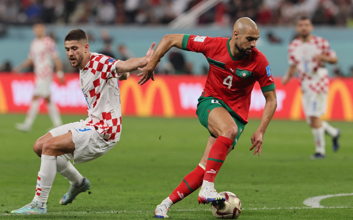 Cro&aacute;cia e Marrocos fizeram jogo animado na disputa de terceiro lugar