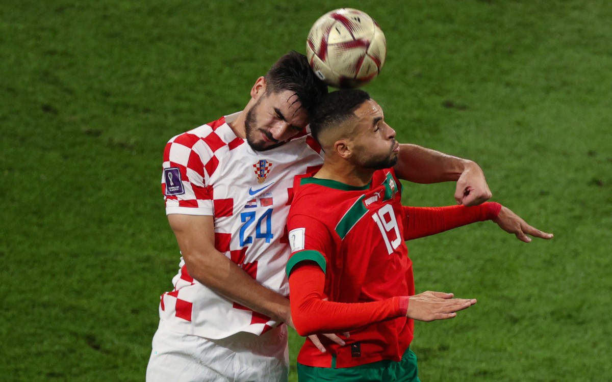 Cro&aacute;cia e Marrocos fizeram jogo animado na disputa de terceiro lugar