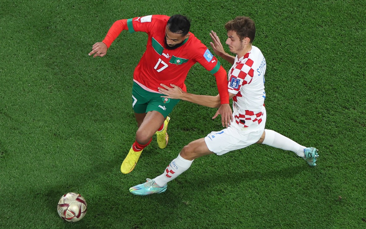 Cro&aacute;cia e Marrocos fizeram jogo animado na disputa de terceiro lugar
