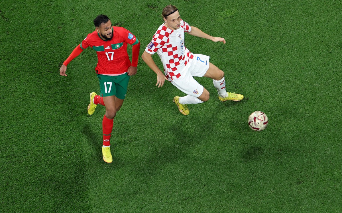 Cro&aacute;cia e Marrocos fizeram jogo animado na disputa de terceiro lugar