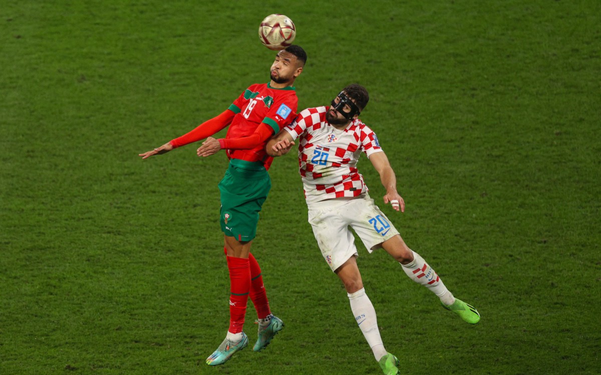 Cro&aacute;cia e Marrocos fizeram jogo animado na disputa de terceiro lugar